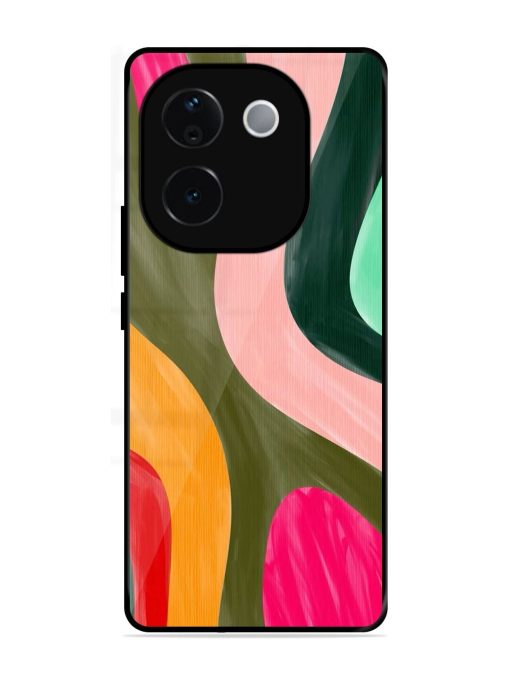 Wavy Wonderland Glossy Soft Edge Case for Iqoo Z9S Pro (5G)