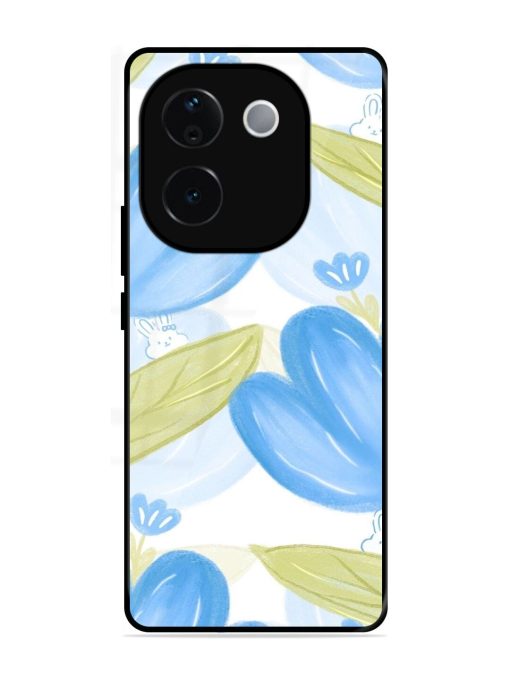 Bunny'S Blue Garden Glossy Soft Edge Case for Iqoo Z9S Pro (5G)