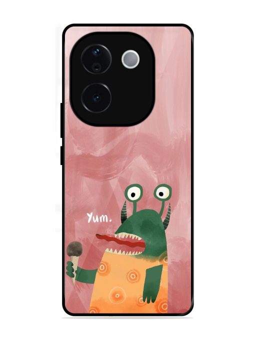 Hungry Monster Glossy Soft Edge Case for Iqoo Z9S Pro (5G)