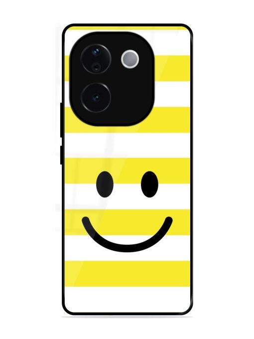 Smiling Stripes Glossy Soft Edge Case for Iqoo Z9S Pro (5G)