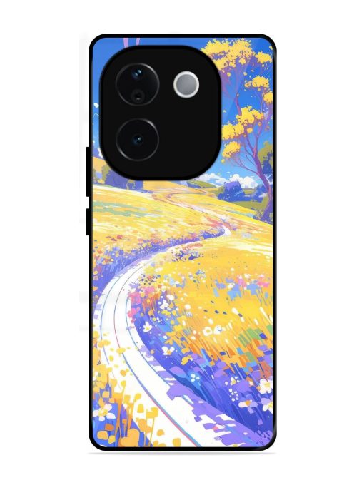 Vibrant Spring Meadow Glossy Soft Edge Case for Iqoo Z9S Pro (5G)