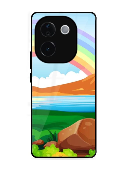 Rainbow Over The Lake Glossy Soft Edge Case for Iqoo Z9S Pro (5G)