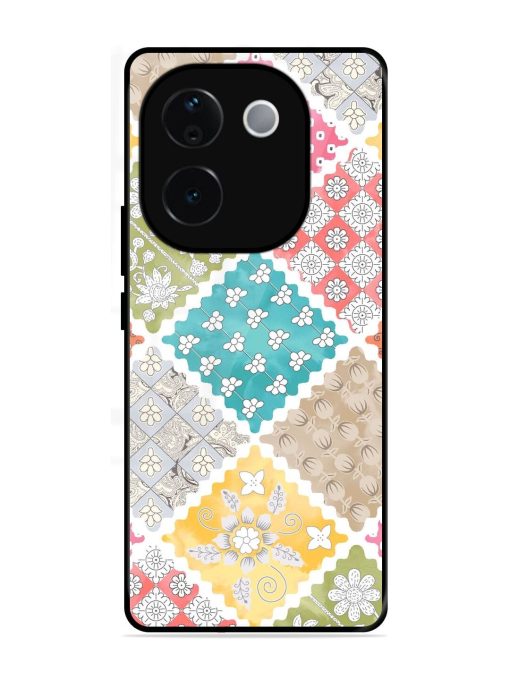 Patchwork Dreamscape Glossy Soft Edge Case for Iqoo Z9S Pro (5G)