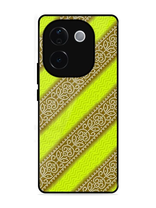 Golden Bandana Bliss Glossy Soft Edge Case for Iqoo Z9S Pro (5G)