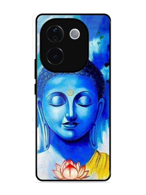 Serene Buddha With Lotus Glossy Soft Edge Case for Iqoo Z9S Pro (5G)