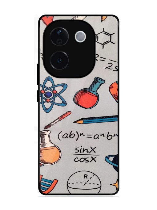 Science Doodle Delight Glossy Soft Edge Case for Iqoo Z9S Pro (5G)