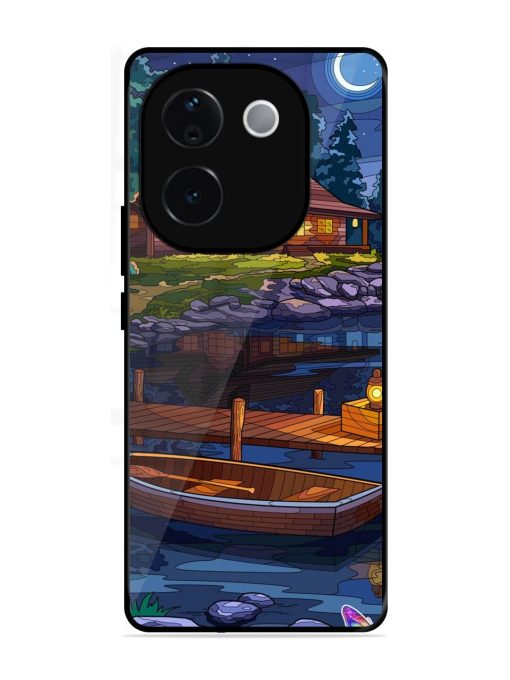 Moonlit Serenity Glossy Soft Edge Case for Iqoo Z9S Pro (5G)