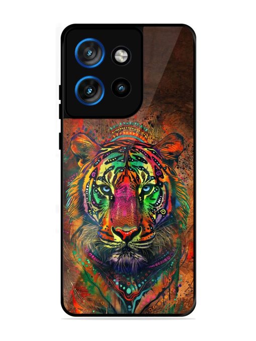 Cosmic Tiger Glossy Soft Edge Case for Motorola Moto Edge 50 Neo (5G)