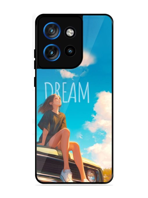 Girly Dream Art Glossy Soft Edge Case for Motorola Moto Edge 50 Neo (5G)