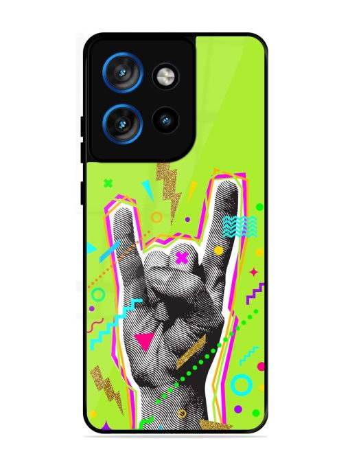 Neon Rock Glossy Soft Edge Case for Motorola Moto Edge 50 Neo (5G)