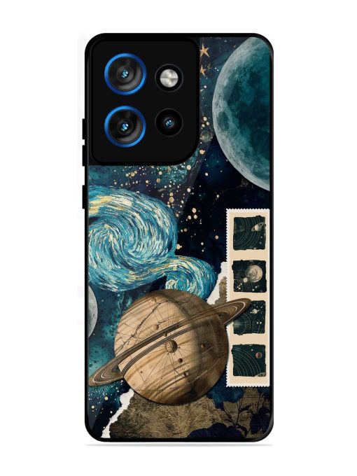 Celestial Tapestry Glossy Soft Edge Case for Motorola Moto Edge 50 Neo (5G)