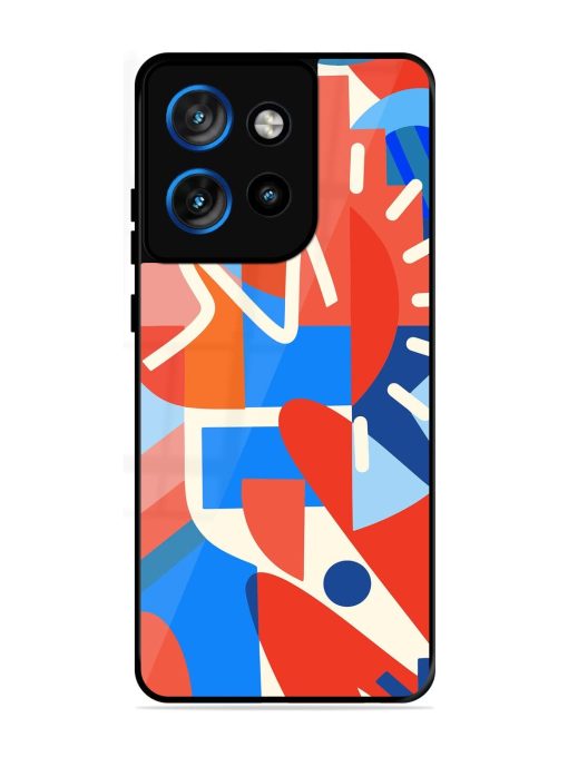 Abstract Harmony Glossy Soft Edge Case for Motorola Moto Edge 50 Neo (5G)