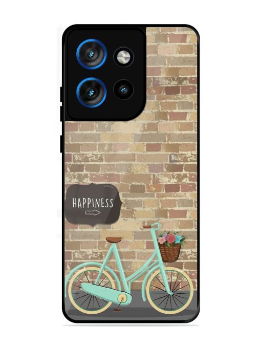 Pedaling Towards Happiness Glossy Soft Edge Case for Motorola Moto Edge 50 Neo (5G)