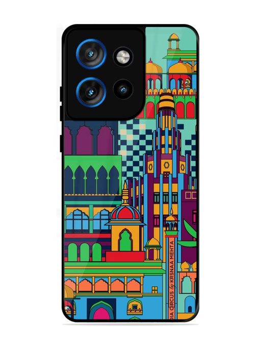 Indian Tapestry Glossy Soft Edge Case for Motorola Moto Edge 50 Neo (5G)