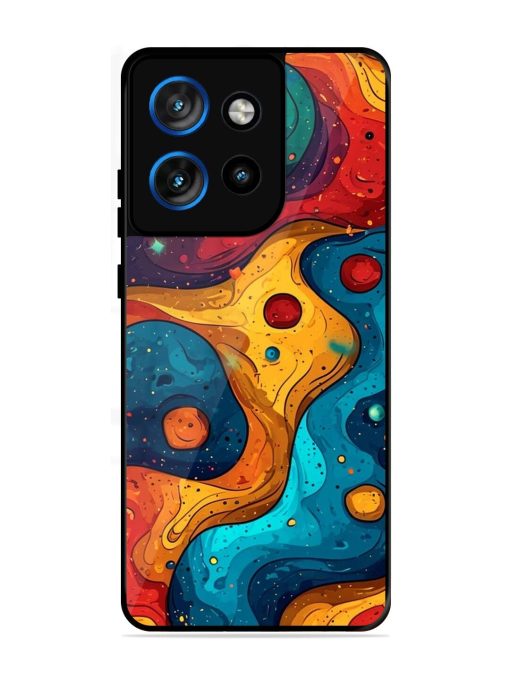 Cosmic Swirl Glossy Soft Edge Case for Motorola Moto Edge 50 Neo (5G)