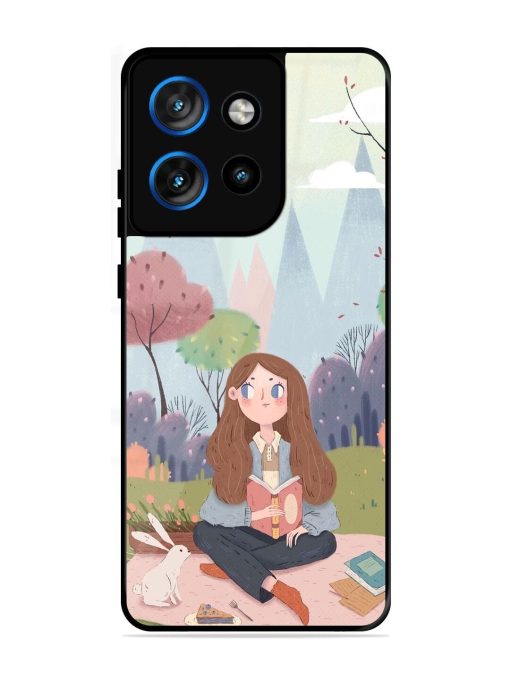 The Bookish Escape Glossy Soft Edge Case for Motorola Moto Edge 50 Neo (5G)