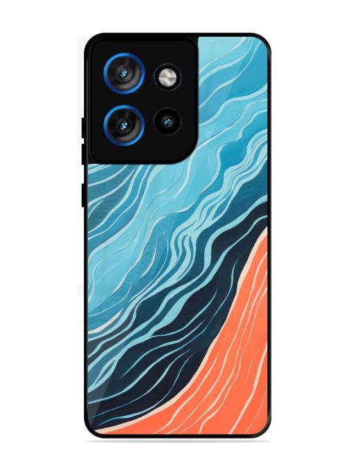 Oceanic Divide Glossy Soft Edge Case for Motorola Moto Edge 50 Neo (5G)