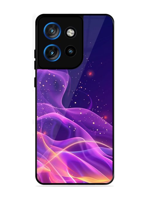 Cosmic Currents Glossy Soft Edge Case for Motorola Moto Edge 50 Neo (5G)