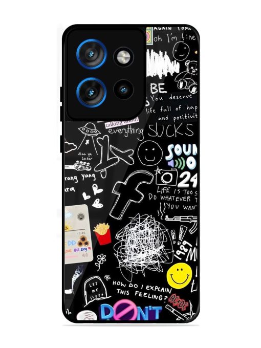 Doodle Diary Glossy Soft Edge Case for Motorola Moto Edge 50 Neo (5G)