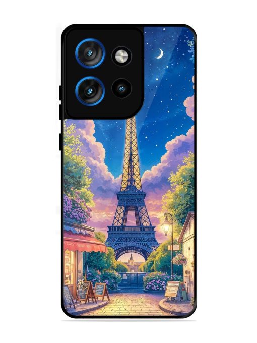 Twilight In Paris Glossy Soft Edge Case for Motorola Moto Edge 50 Neo (5G)