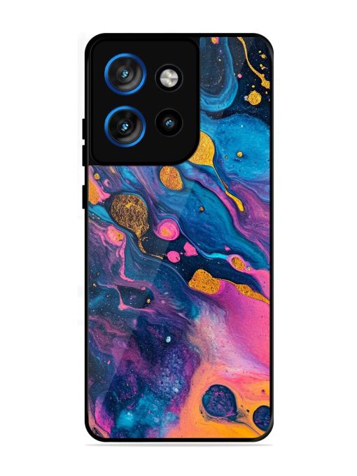 Cosmic Swirl Glossy Soft Edge Case for Motorola Moto Edge 50 Neo (5G)