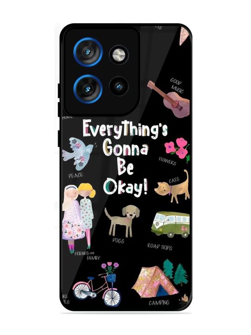Everything'S Gonna Be Okay Glossy Soft Edge Case for Motorola Moto Edge 50 Neo (5G)
