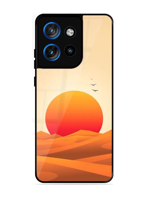 Desert Sunset Glossy Soft Edge Case for Motorola Moto Edge 50 Neo (5G)