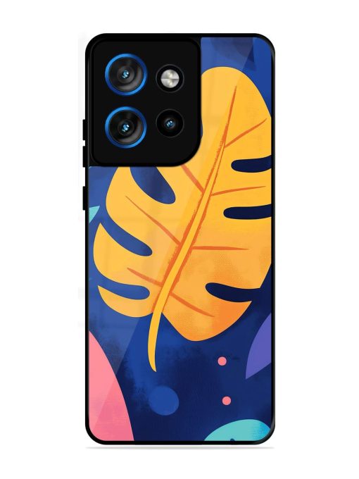 Tropical Tapestry Glossy Soft Edge Case for Motorola Moto Edge 50 Neo (5G)