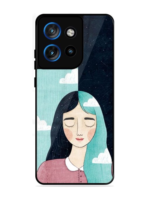 Between Day And Night Glossy Soft Edge Case for Motorola Moto Edge 50 Neo (5G)