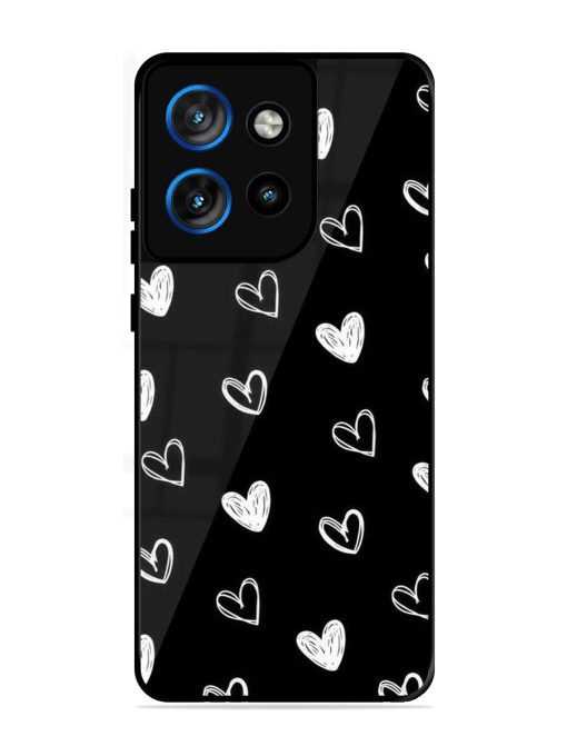 Scattered Hearts Glossy Soft Edge Case for Motorola Moto Edge 50 Neo (5G)