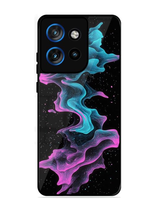 Cosmic Currents Glossy Soft Edge Case for Motorola Moto Edge 50 Neo (5G)