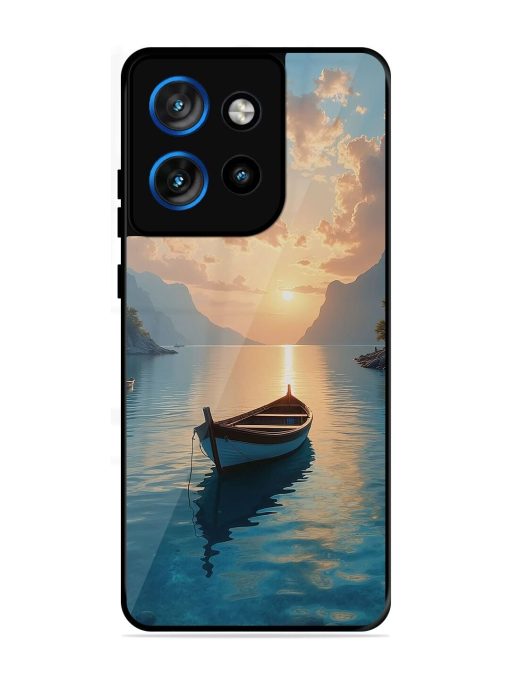 Serene Sunset Glossy Soft Edge Case for Motorola Moto Edge 50 Neo (5G)