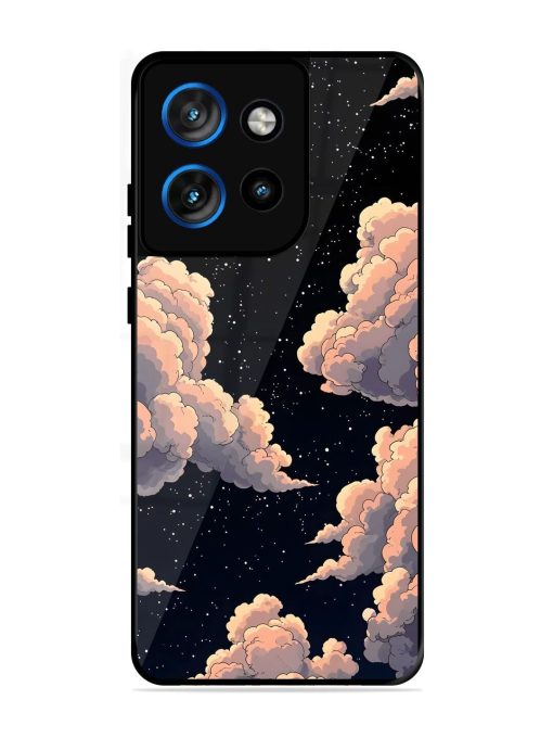 Starry Night Dreams Glossy Soft Edge Case for Motorola Moto Edge 50 Neo (5G)