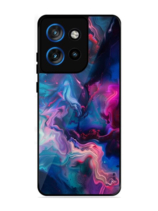 Cosmic Swirl Glossy Soft Edge Case for Motorola Moto Edge 50 Neo (5G)