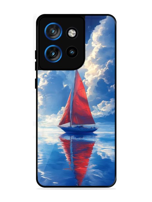 Crimson Sails Glossy Soft Edge Case for Motorola Moto Edge 50 Neo (5G)