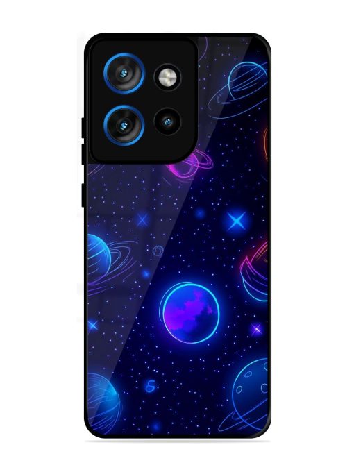 Neon Cosmos Glossy Soft Edge Case for Motorola Moto Edge 50 Neo (5G)