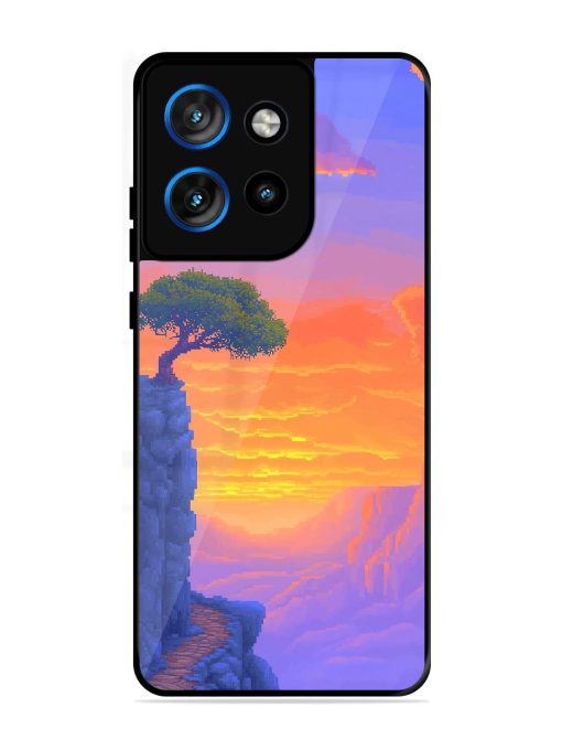 Cliffside Solitude Glossy Soft Edge Case for Motorola Moto Edge 50 Neo (5G)