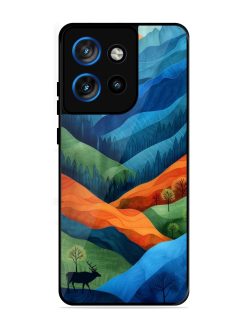 Layers Of The Land Glossy Soft Edge Case for Motorola Moto Edge 50 Neo (5G)