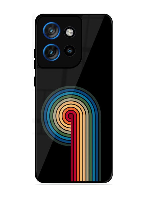 Rainbow Ripple Glossy Soft Edge Case for Motorola Moto Edge 50 Neo (5G)