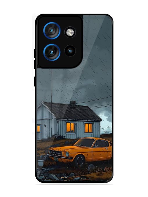 Rainy Day Retreat Glossy Soft Edge Case for Motorola Moto Edge 50 Neo (5G)