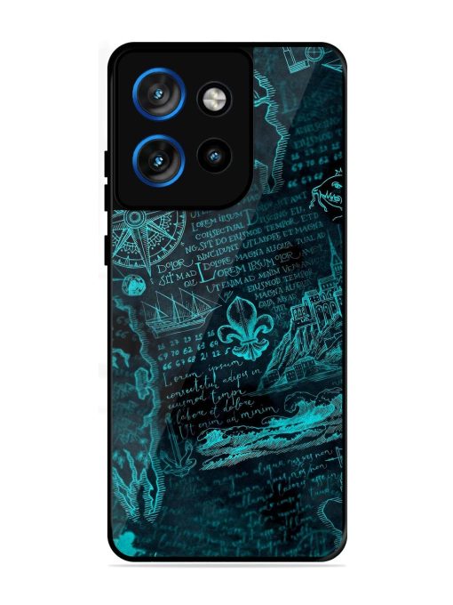 Nautical Notebook Glossy Soft Edge Case for Motorola Moto Edge 50 Neo (5G)