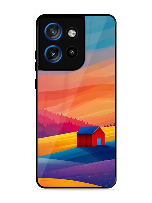 Sunset Solitude Glossy Soft Edge Case for Motorola Moto Edge 50 Neo (5G)