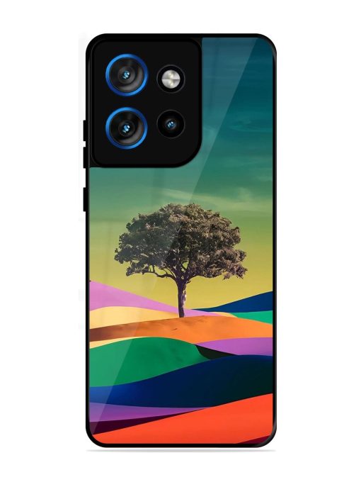 Rainbow'S Lone Sentinel Glossy Soft Edge Case for Motorola Moto Edge 50 Neo (5G)