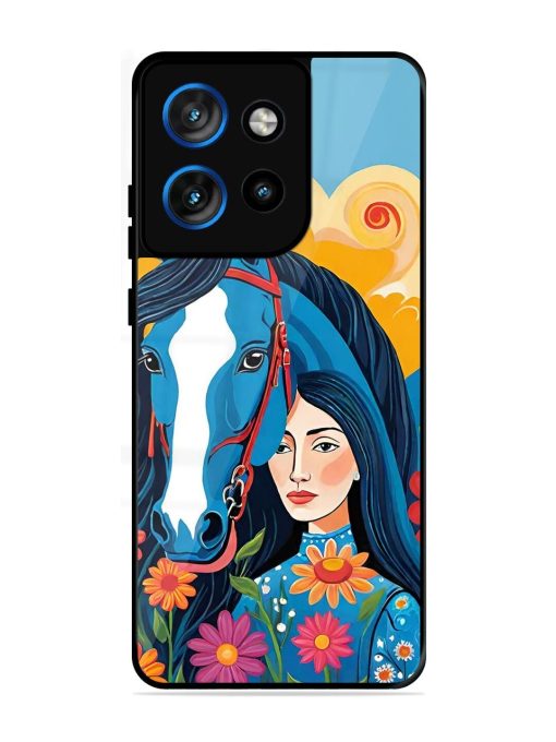 Equine Enchantment Glossy Soft Edge Case for Motorola Moto Edge 50 Neo (5G)