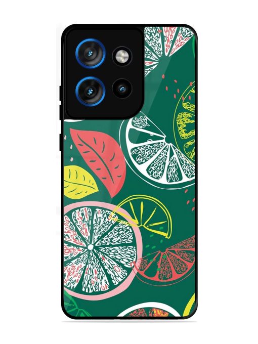 Citrus Symphony Glossy Soft Edge Case for Motorola Moto Edge 50 Neo (5G)