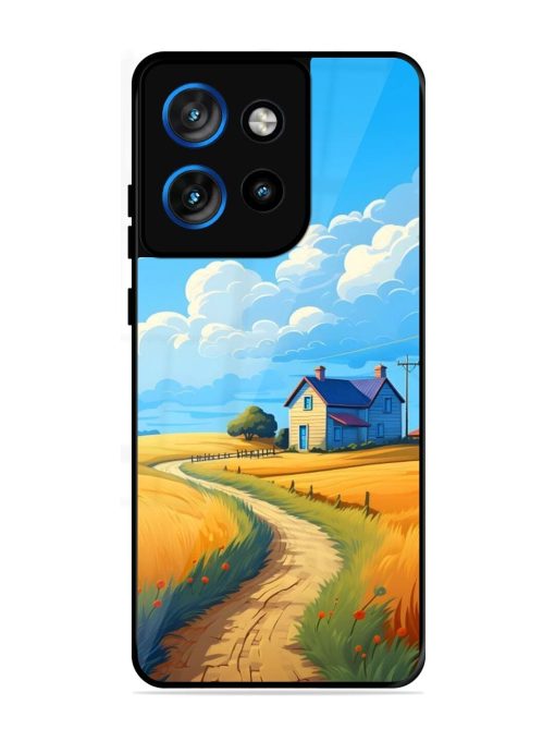 Countryside Cottage Glossy Soft Edge Case for Motorola Moto Edge 50 Neo (5G)