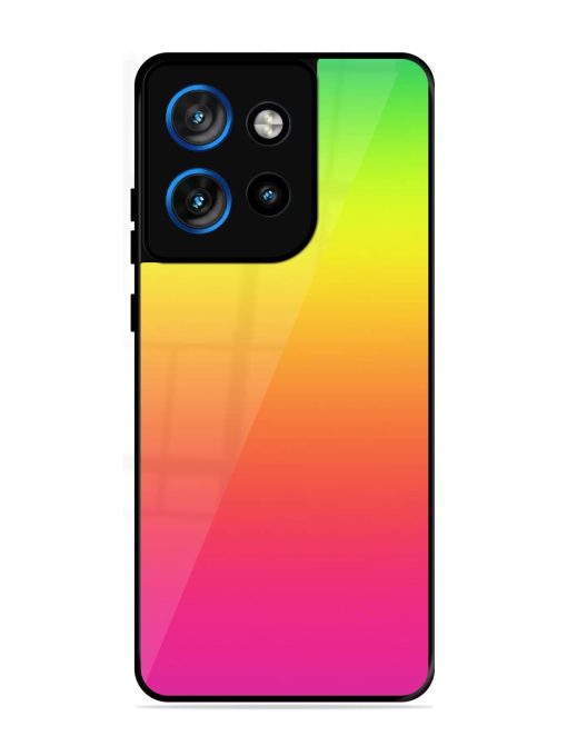 Rainbow Gradient Glossy Soft Edge Case for Motorola Moto Edge 50 Neo (5G)