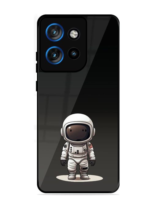 Neon Astronaut Glossy Soft Edge Case for Motorola Moto Edge 50 Neo (5G)