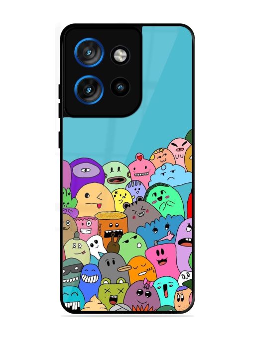 Monster Mash Glossy Soft Edge Case for Motorola Moto Edge 50 Neo (5G)