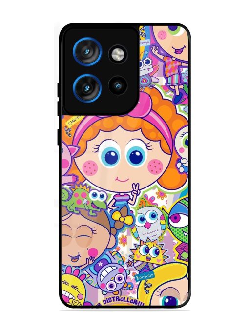 Distroller Friends Glossy Soft Edge Case for Motorola Moto Edge 50 Neo (5G)